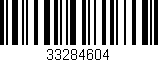 Código de barras (EAN, GTIN, SKU, ISBN): '33284604'