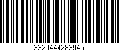 Código de barras (EAN, GTIN, SKU, ISBN): '3329444283945'