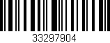 Código de barras (EAN, GTIN, SKU, ISBN): '33297904'