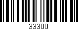 Código de barras (EAN, GTIN, SKU, ISBN): '33300'