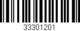 Código de barras (EAN, GTIN, SKU, ISBN): '33301201'