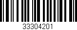 Código de barras (EAN, GTIN, SKU, ISBN): '33304201'