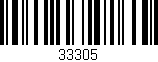 Código de barras (EAN, GTIN, SKU, ISBN): '33305'