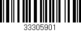 Código de barras (EAN, GTIN, SKU, ISBN): '33305901'