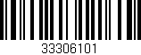 Código de barras (EAN, GTIN, SKU, ISBN): '33306101'