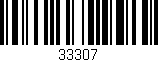 Código de barras (EAN, GTIN, SKU, ISBN): '33307'