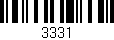 Código de barras (EAN, GTIN, SKU, ISBN): '3331'