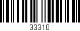 Código de barras (EAN, GTIN, SKU, ISBN): '33310'
