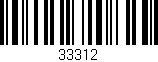 Código de barras (EAN, GTIN, SKU, ISBN): '33312'