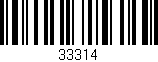 Código de barras (EAN, GTIN, SKU, ISBN): '33314'