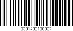 Código de barras (EAN, GTIN, SKU, ISBN): '3331432180037'