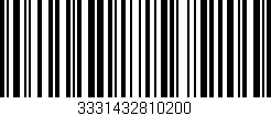 Código de barras (EAN, GTIN, SKU, ISBN): '3331432810200'
