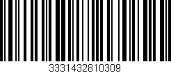 Código de barras (EAN, GTIN, SKU, ISBN): '3331432810309'