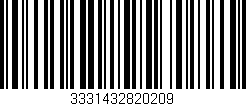 Código de barras (EAN, GTIN, SKU, ISBN): '3331432820209'