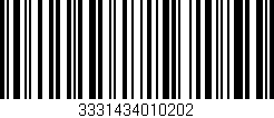 Código de barras (EAN, GTIN, SKU, ISBN): '3331434010202'