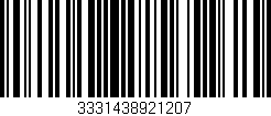 Código de barras (EAN, GTIN, SKU, ISBN): '3331438921207'