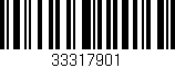 Código de barras (EAN, GTIN, SKU, ISBN): '33317901'