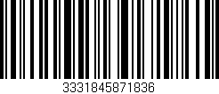 Código de barras (EAN, GTIN, SKU, ISBN): '3331845871836'