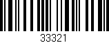 Código de barras (EAN, GTIN, SKU, ISBN): '33321'