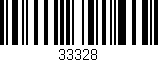 Código de barras (EAN, GTIN, SKU, ISBN): '33328'
