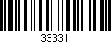 Código de barras (EAN, GTIN, SKU, ISBN): '33331'