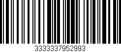 Código de barras (EAN, GTIN, SKU, ISBN): '3333337952993'