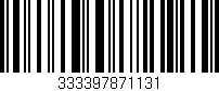 Código de barras (EAN, GTIN, SKU, ISBN): '333397871131'