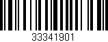 Código de barras (EAN, GTIN, SKU, ISBN): '33341901'
