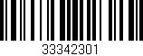 Código de barras (EAN, GTIN, SKU, ISBN): '33342301'