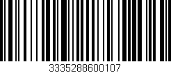 Código de barras (EAN, GTIN, SKU, ISBN): '3335288600107'