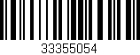 Código de barras (EAN, GTIN, SKU, ISBN): '33355054'