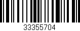 Código de barras (EAN, GTIN, SKU, ISBN): '33355704'