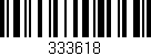 Código de barras (EAN, GTIN, SKU, ISBN): '333618'