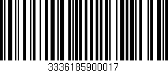 Código de barras (EAN, GTIN, SKU, ISBN): '3336185900017'