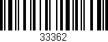 Código de barras (EAN, GTIN, SKU, ISBN): '33362'