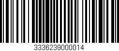 Código de barras (EAN, GTIN, SKU, ISBN): '3336239000014'