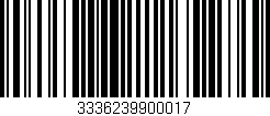 Código de barras (EAN, GTIN, SKU, ISBN): '3336239900017'