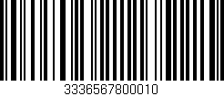 Código de barras (EAN, GTIN, SKU, ISBN): '3336567800010'