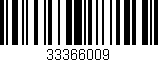Código de barras (EAN, GTIN, SKU, ISBN): '33366009'