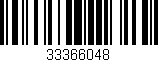 Código de barras (EAN, GTIN, SKU, ISBN): '33366048'