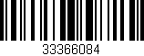 Código de barras (EAN, GTIN, SKU, ISBN): '33366084'