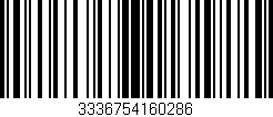 Código de barras (EAN, GTIN, SKU, ISBN): '3336754160286'