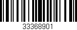 Código de barras (EAN, GTIN, SKU, ISBN): '33368901'