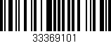 Código de barras (EAN, GTIN, SKU, ISBN): '33369101'