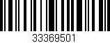 Código de barras (EAN, GTIN, SKU, ISBN): '33369501'