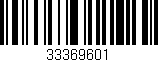 Código de barras (EAN, GTIN, SKU, ISBN): '33369601'
