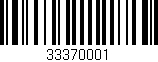 Código de barras (EAN, GTIN, SKU, ISBN): '33370001'