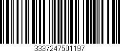 Código de barras (EAN, GTIN, SKU, ISBN): '3337247501197'