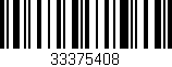 Código de barras (EAN, GTIN, SKU, ISBN): '33375408'