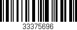 Código de barras (EAN, GTIN, SKU, ISBN): '33375696'